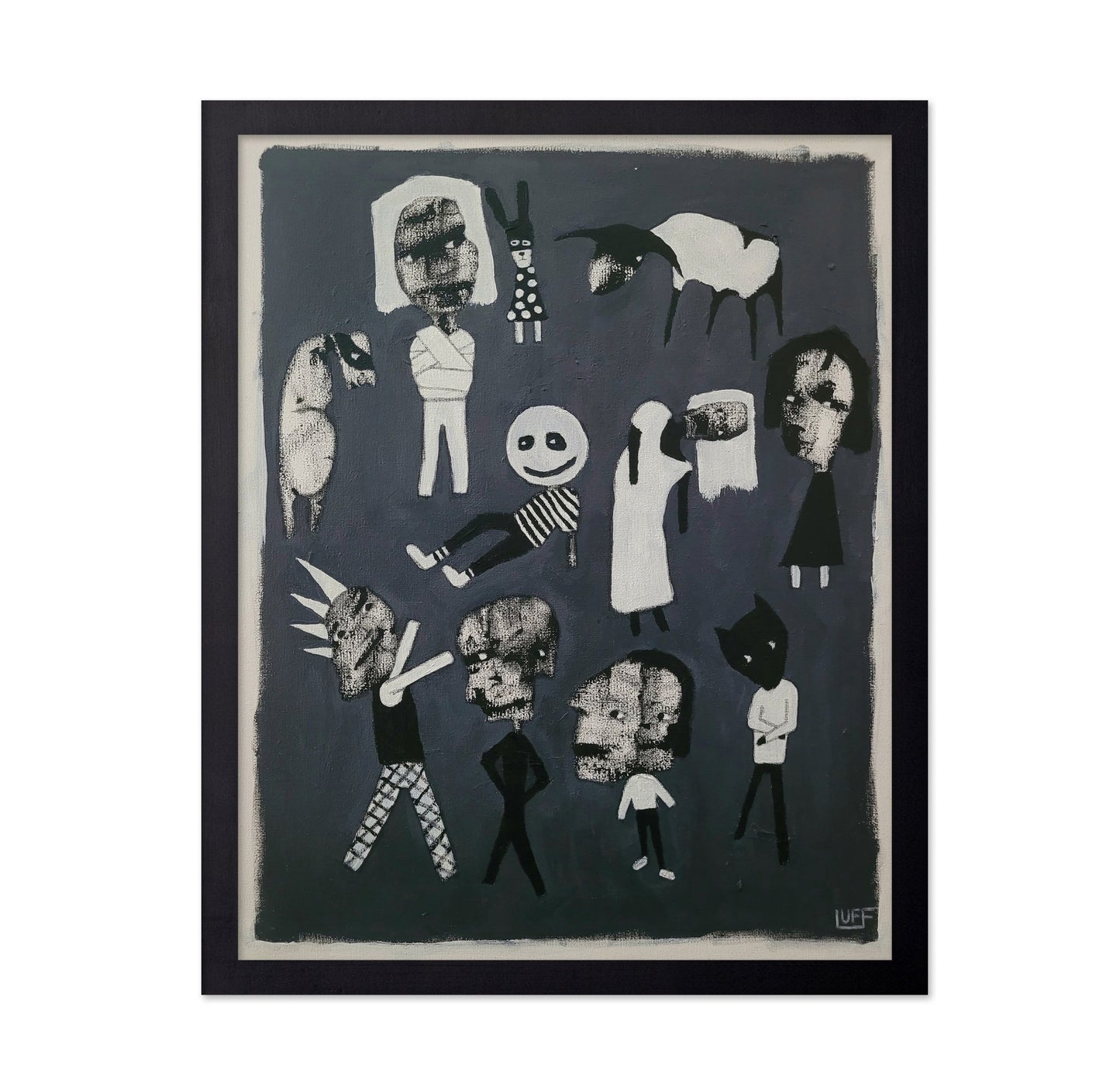 Dark Figures Collage