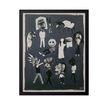 Dark Figures Collage