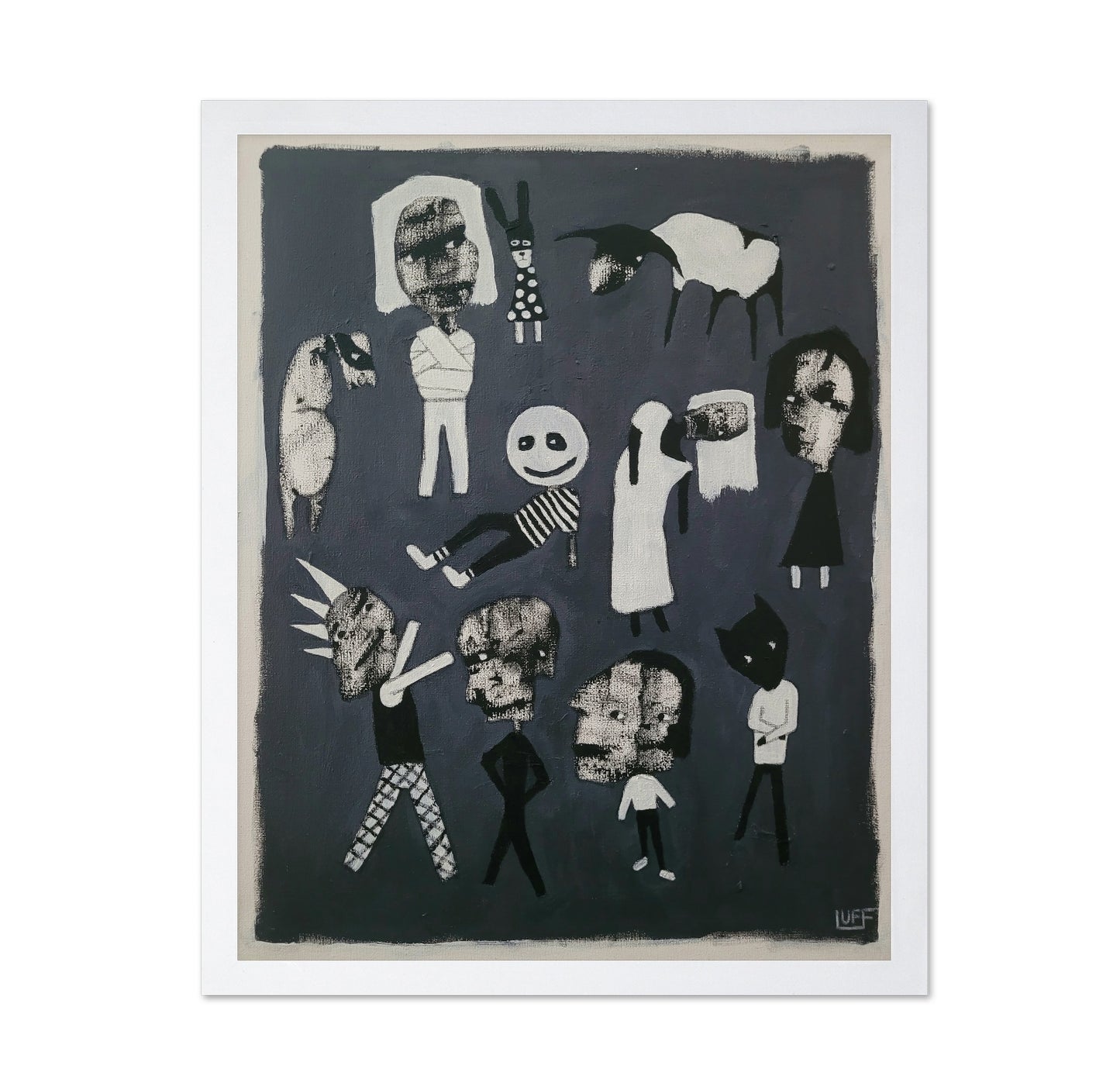Dark Figures Collage