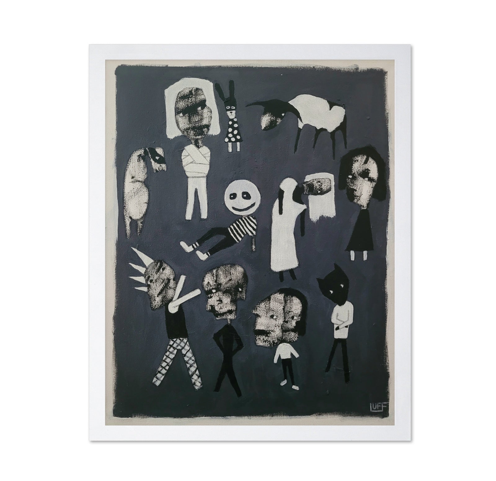 Dark Figures Collage