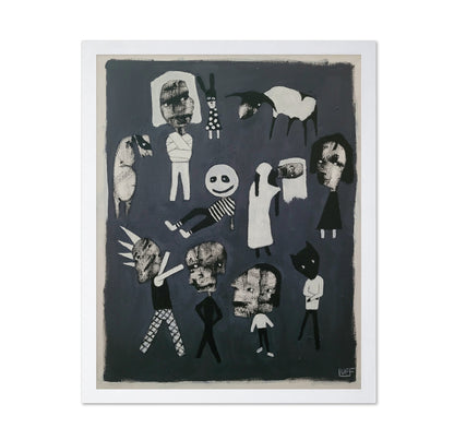 Dark Figures Collage