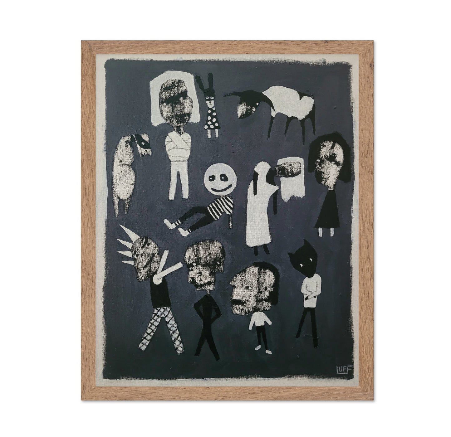 Dark Figures Collage