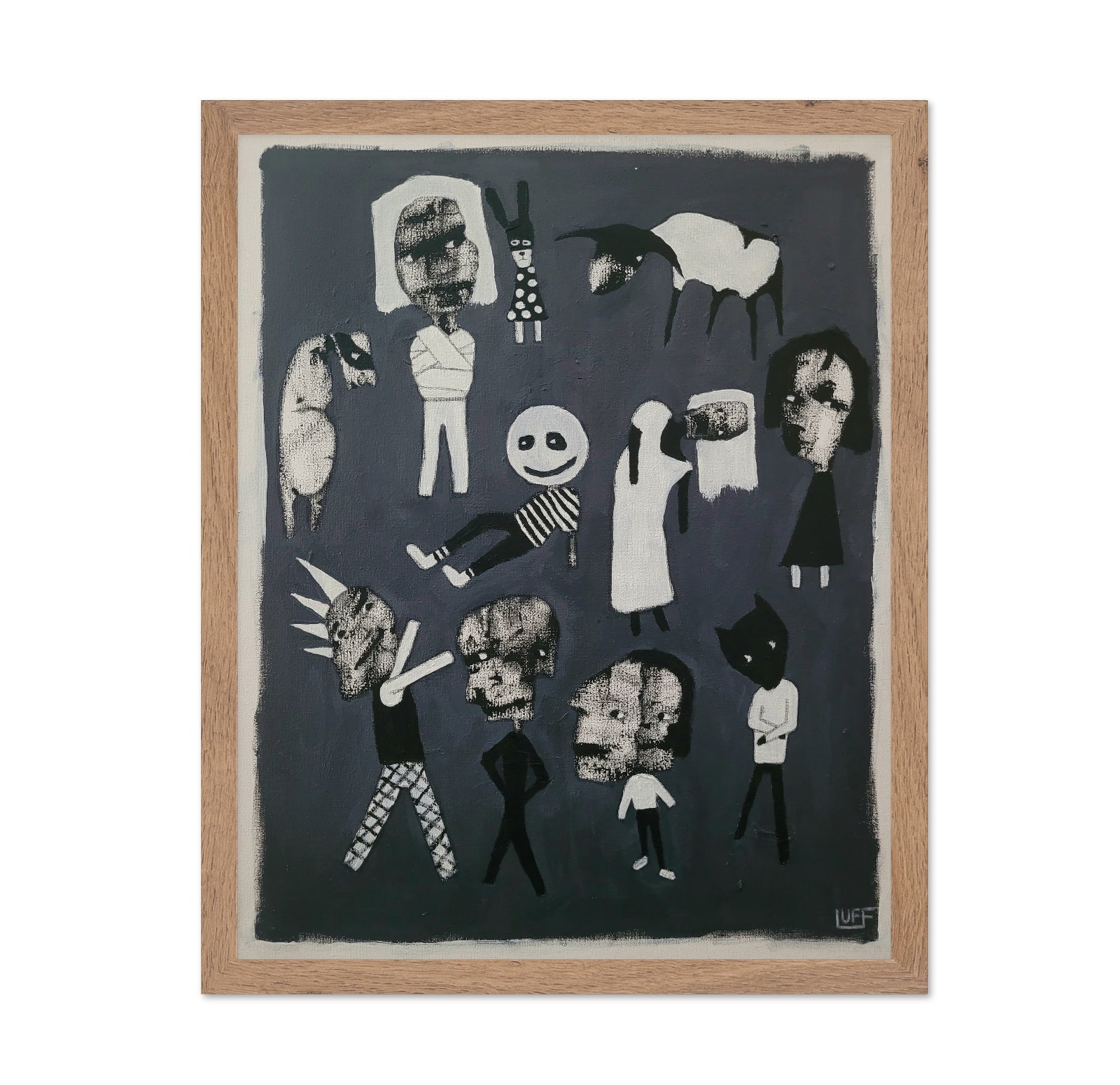 Dark Figures Collage