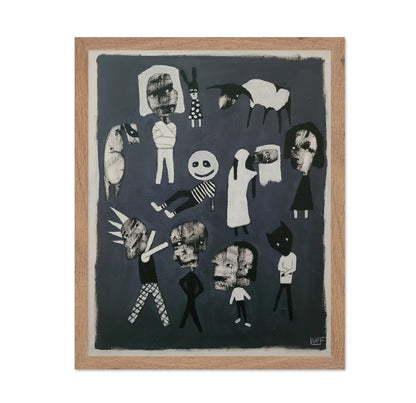 Dark Figures Collage