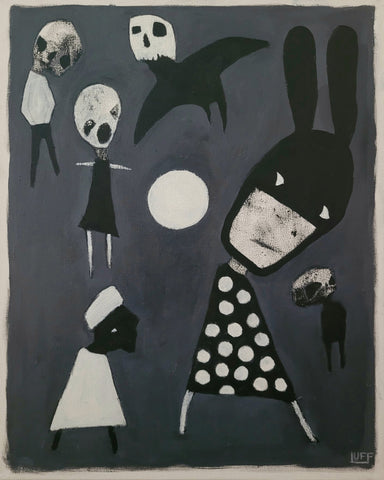 Dark Figures and Skulls
