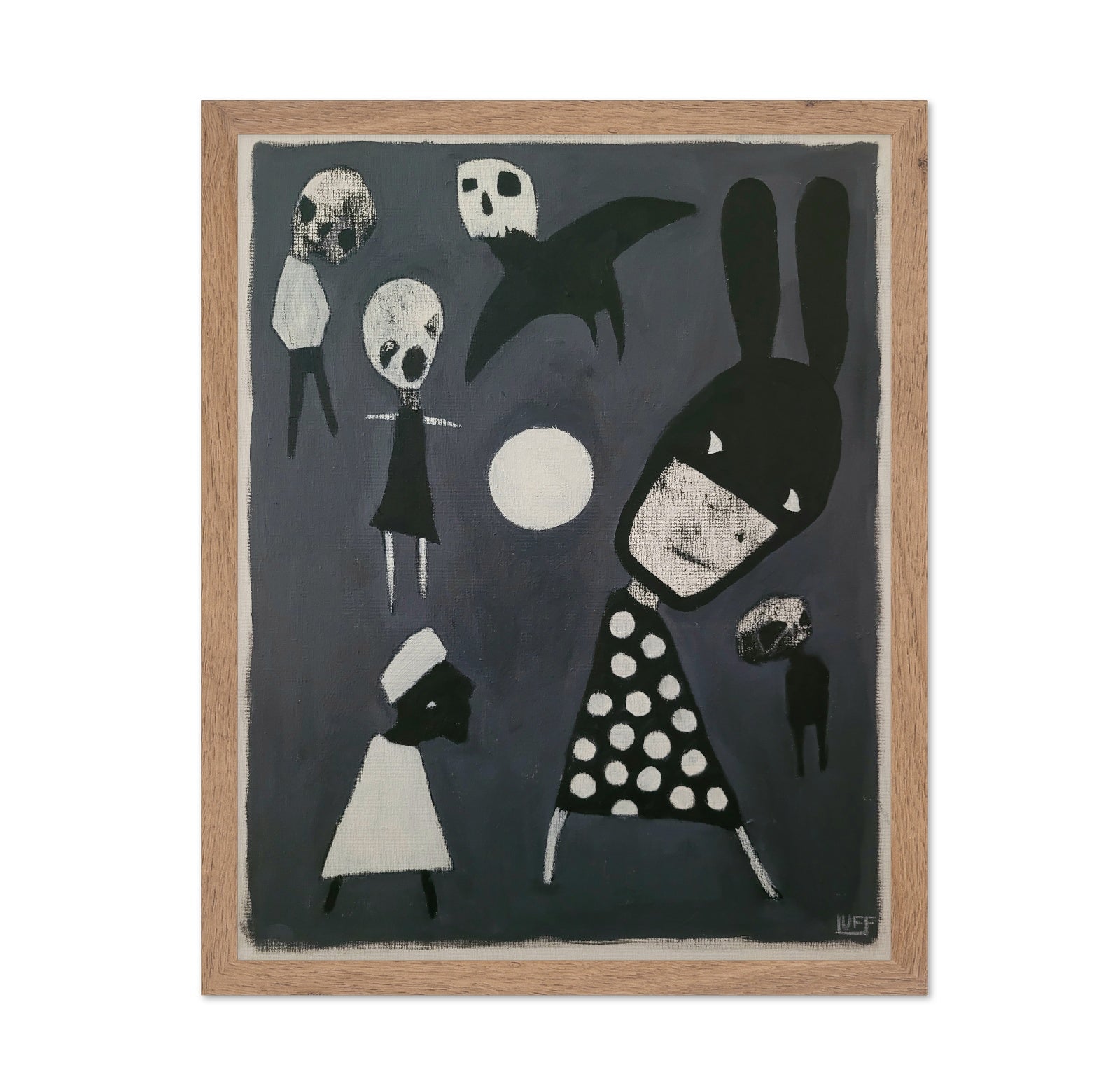 Dark Figures and Skulls