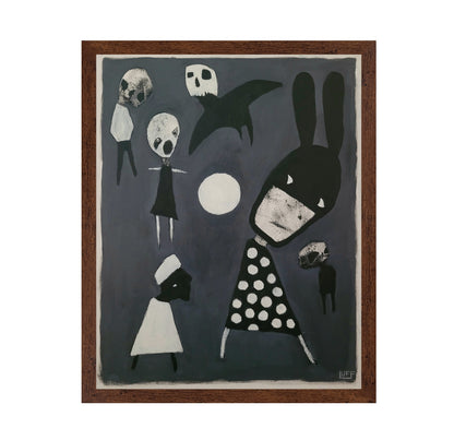 Dark Figures and Skulls