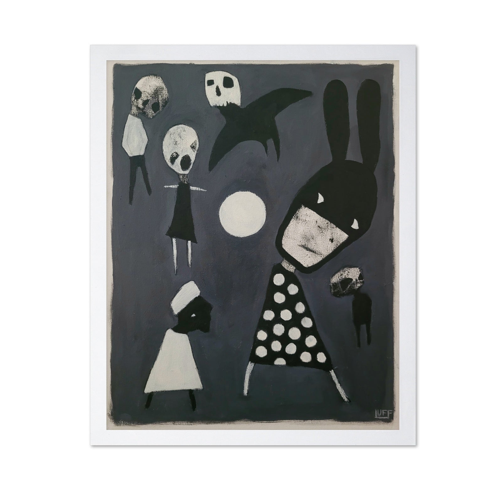 Dark Figures and Skulls