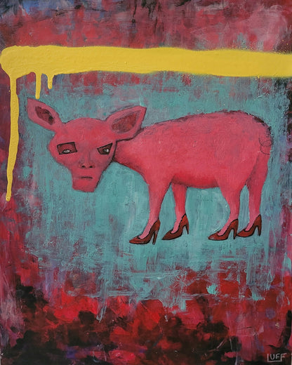 Pink Creature in Heels