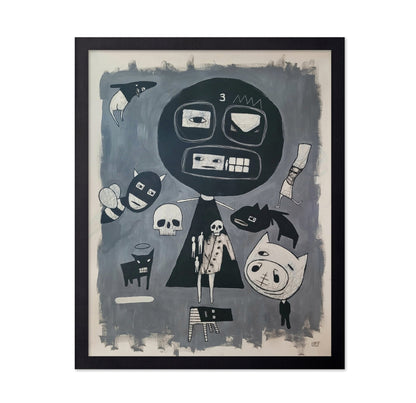 Monochrome Creature Faces