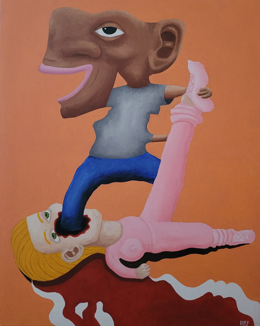 Surreal Figure Struggle