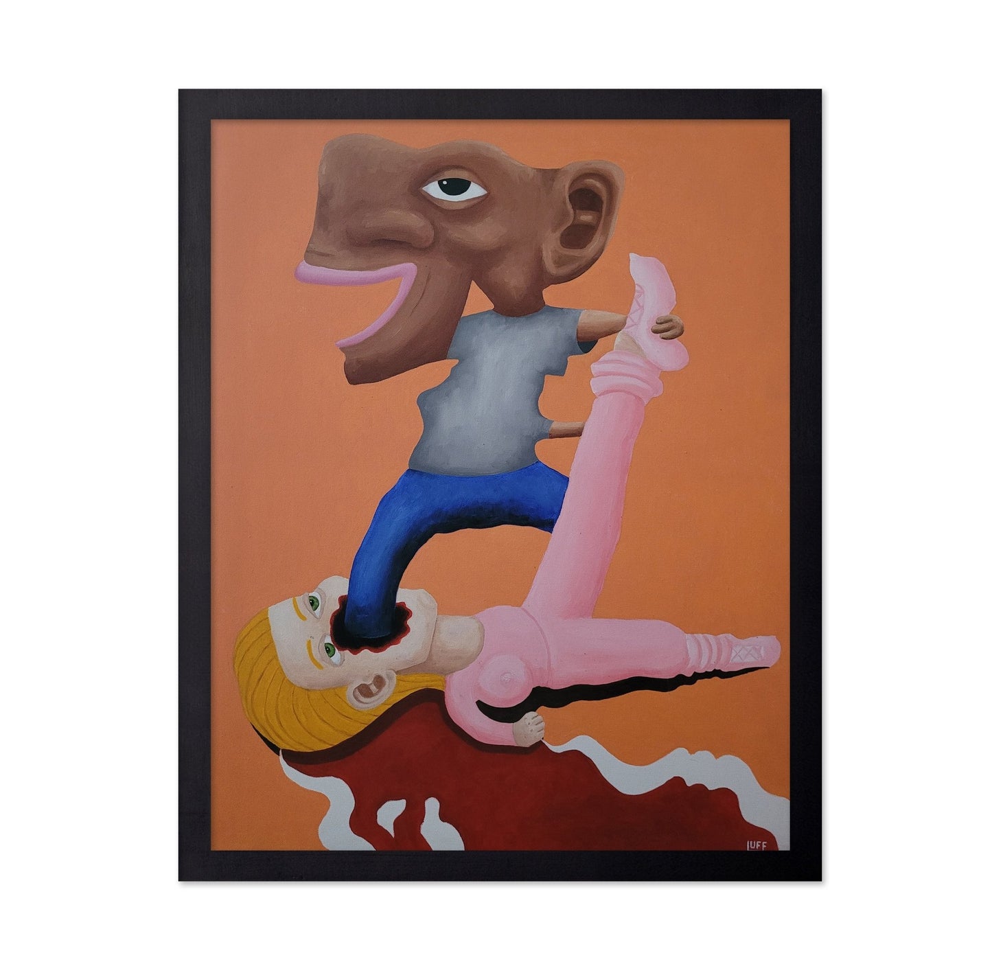 Surreal Figure Struggle