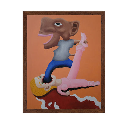 Surreal Figure Struggle