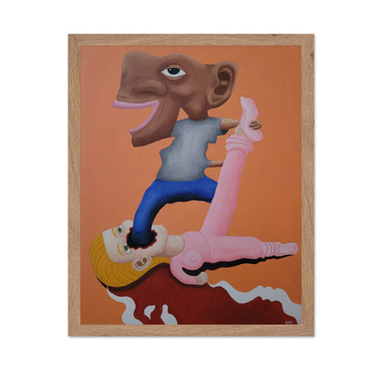 Surreal Figure Struggle