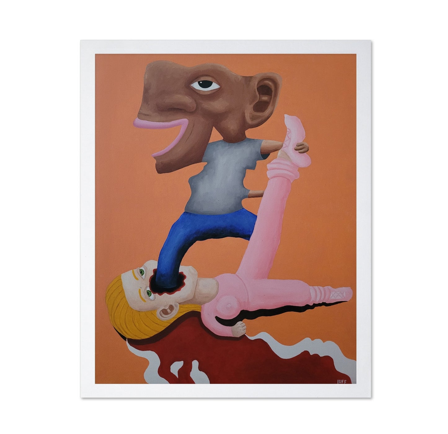 Surreal Figure Struggle