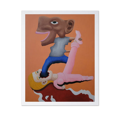Surreal Figure Struggle