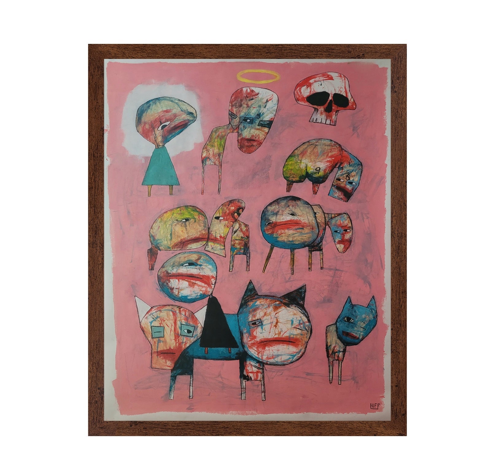 Abstract Faces and Animals