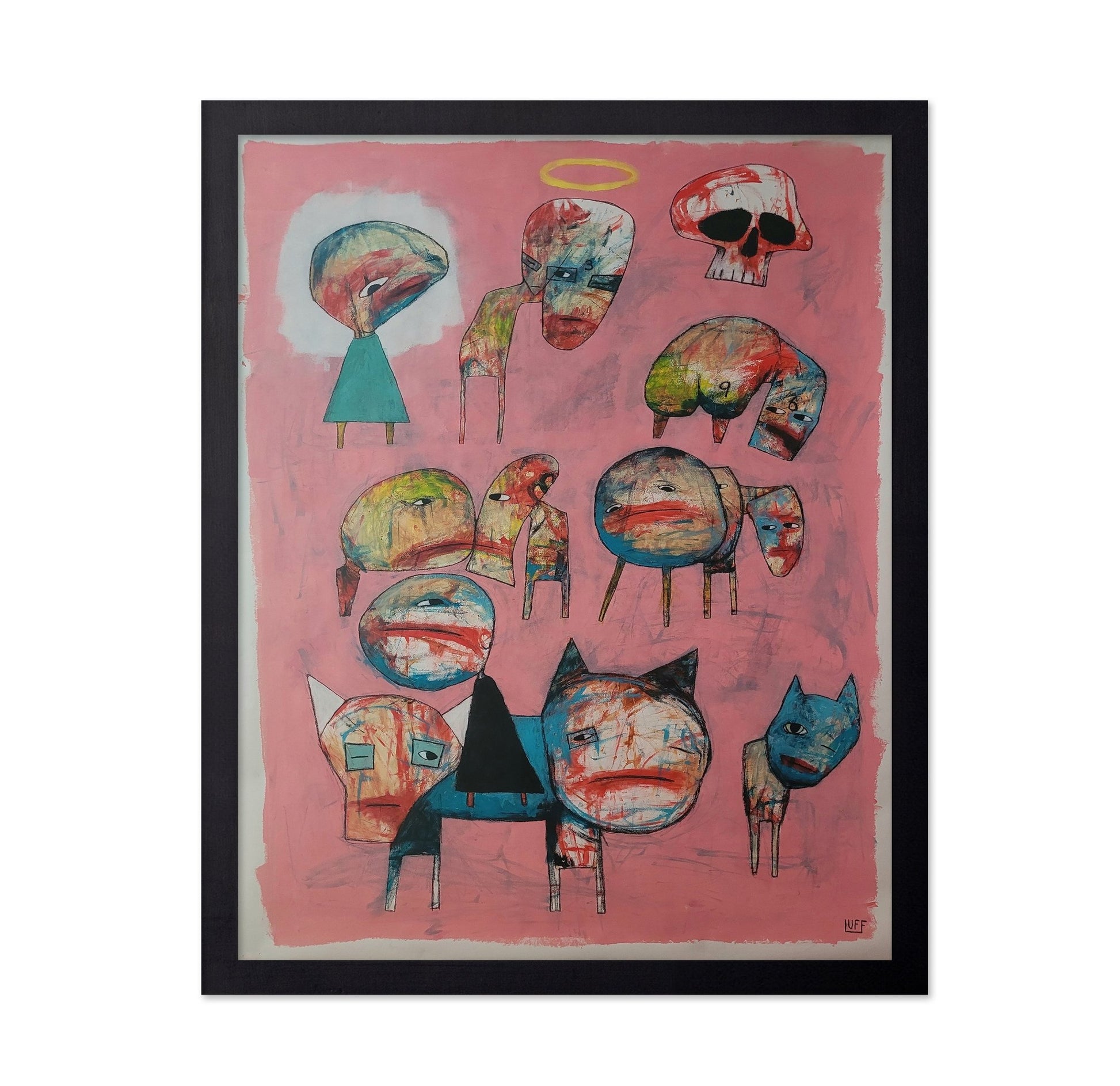 Abstract Faces and Animals