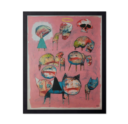Abstract Faces and Animals