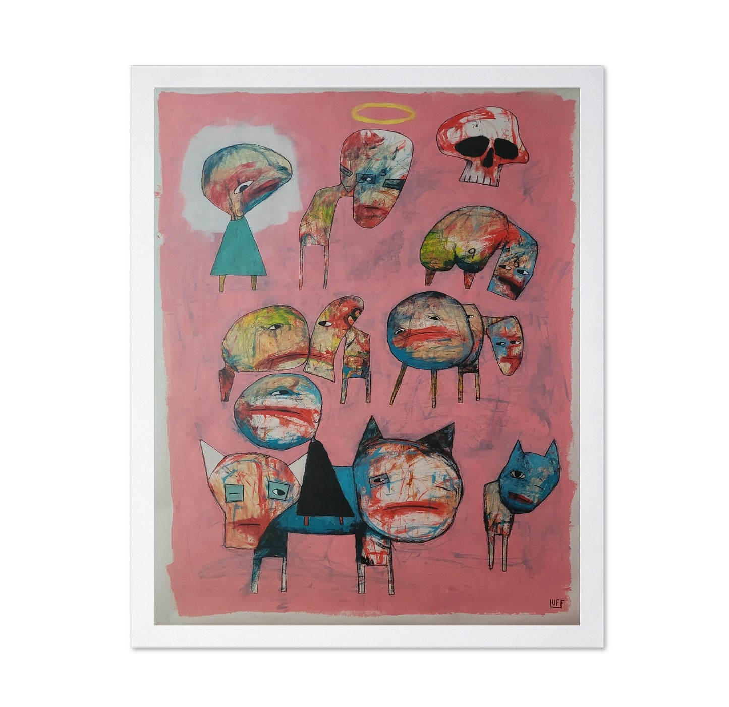 Abstract Faces and Animals