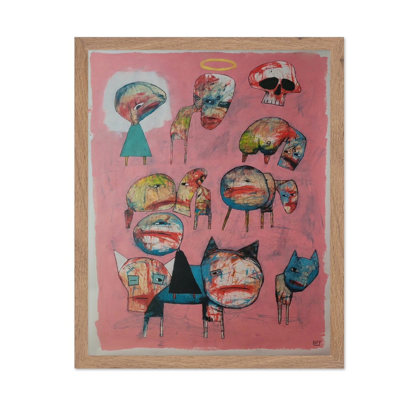 Abstract Faces and Animals