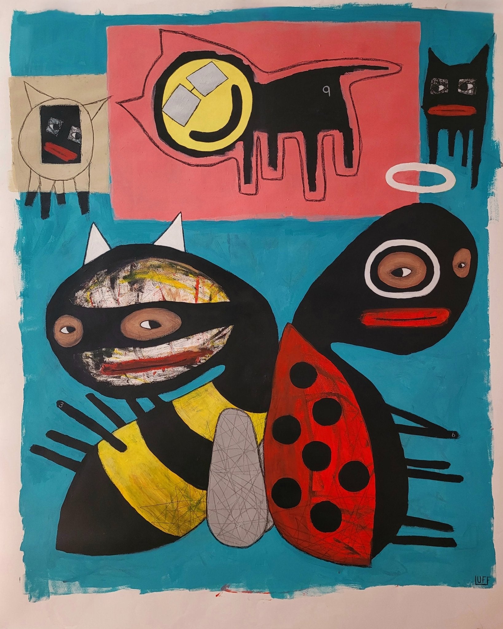 Playful Cat Figures