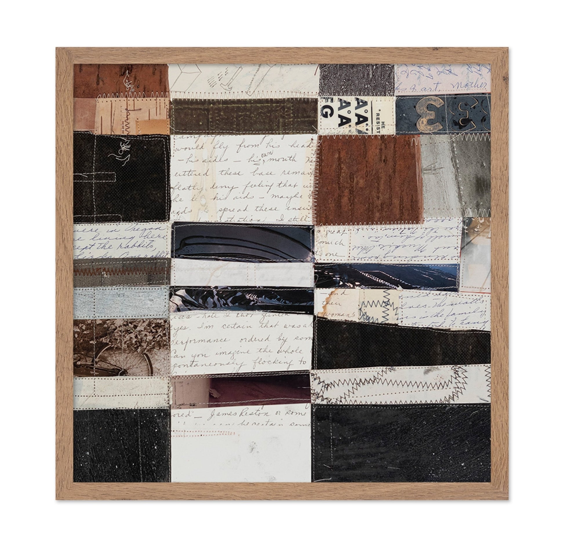 Vintage Fabric Collage