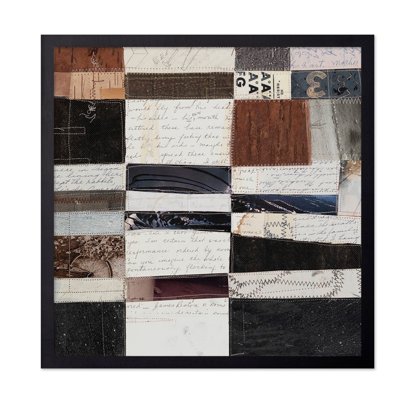 Vintage Fabric Collage