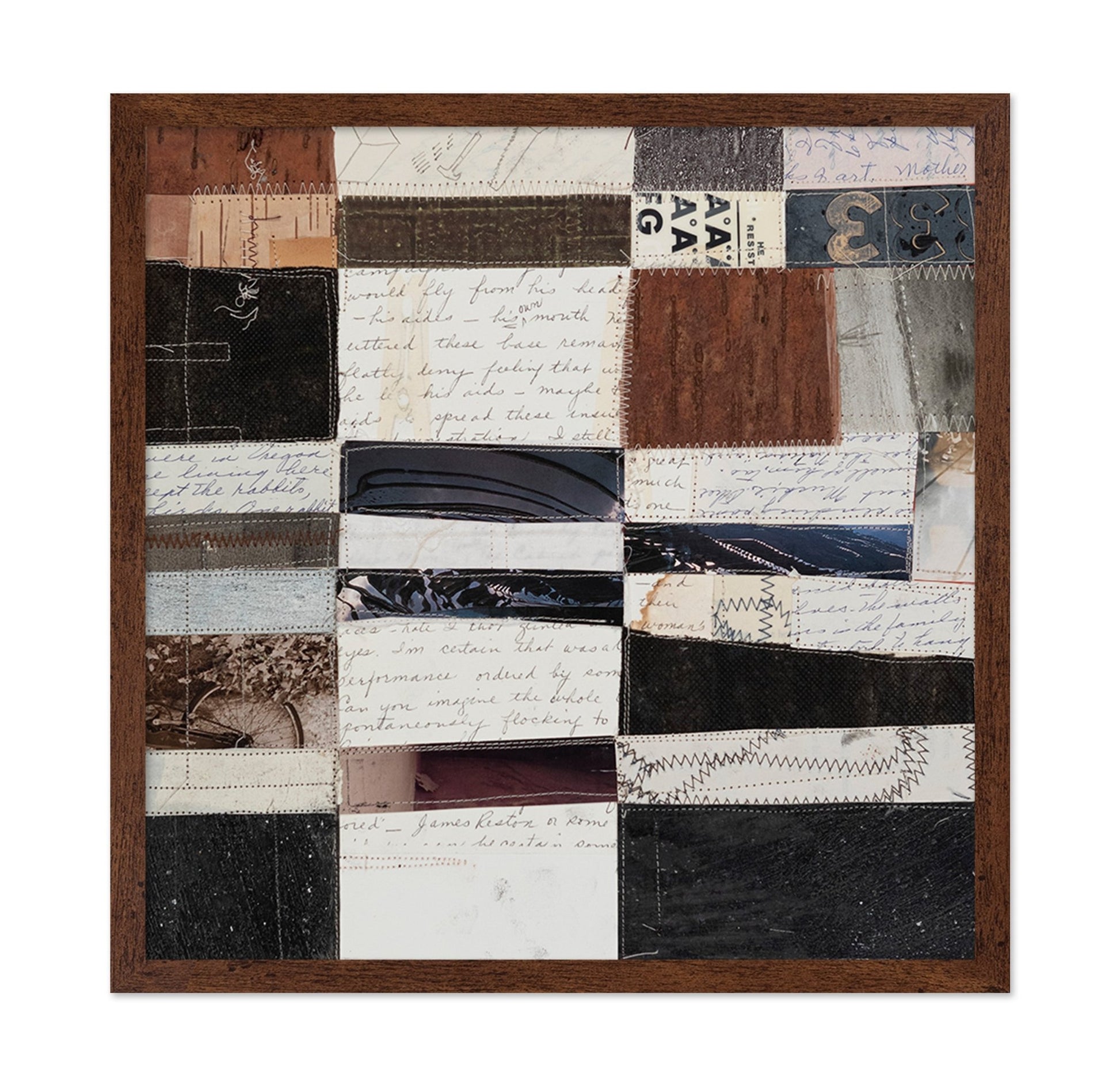 Vintage Fabric Collage