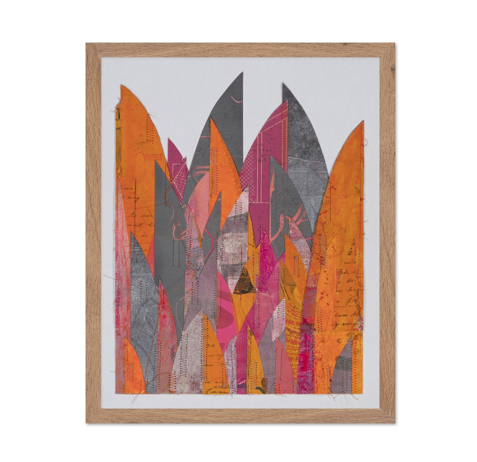 Abstract Orange Layers