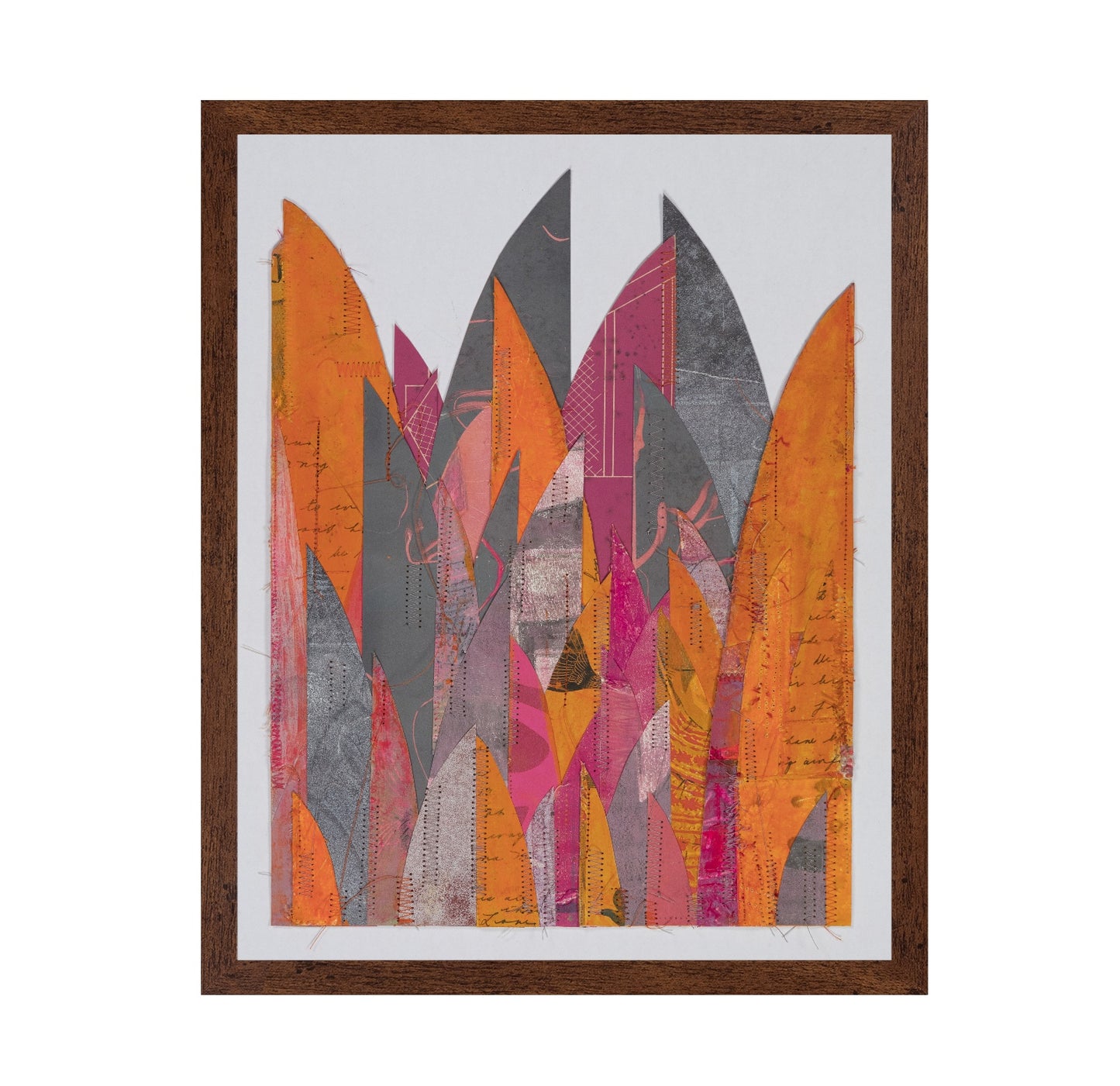 Abstract Orange Layers