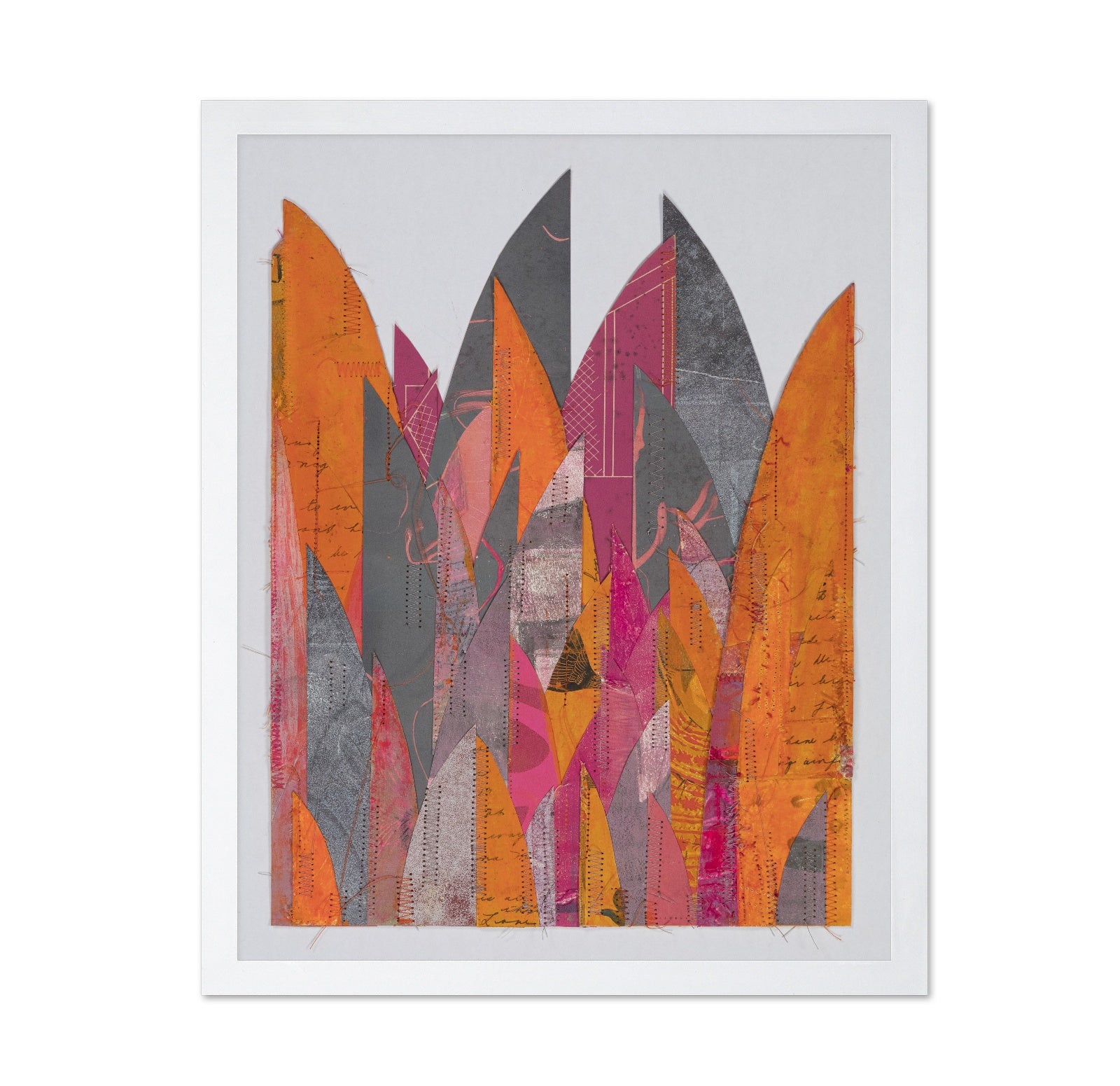 Abstract Orange Layers