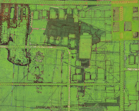 Green Abstract Map