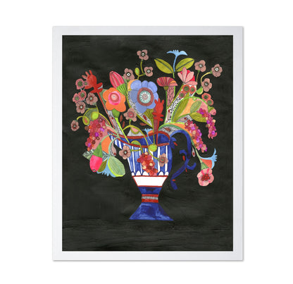 Dark Floral Vase No3