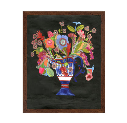 Dark Floral Vase No3