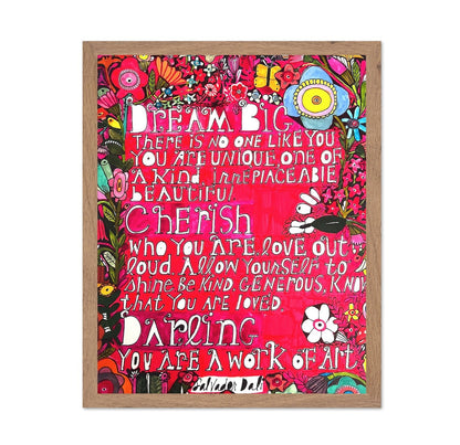 Dream Big Quote Poster