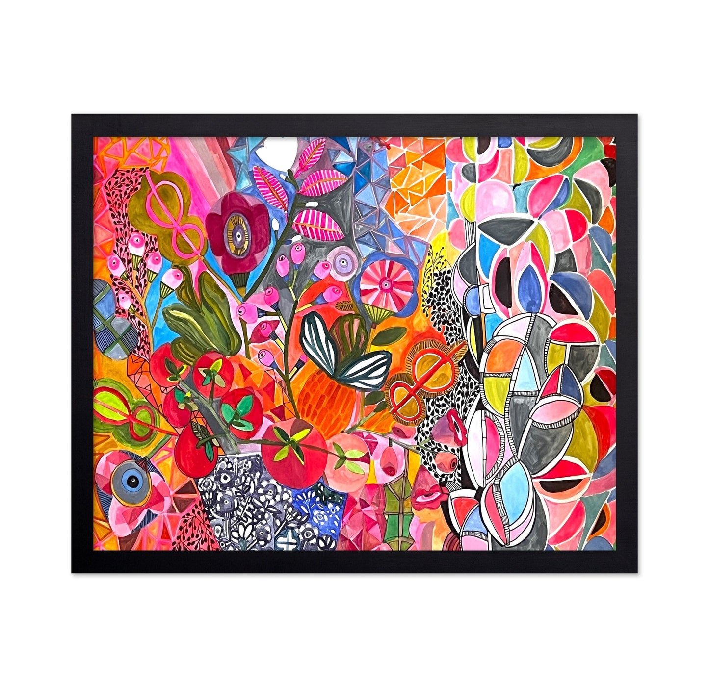 Abstract Floral Collage No2