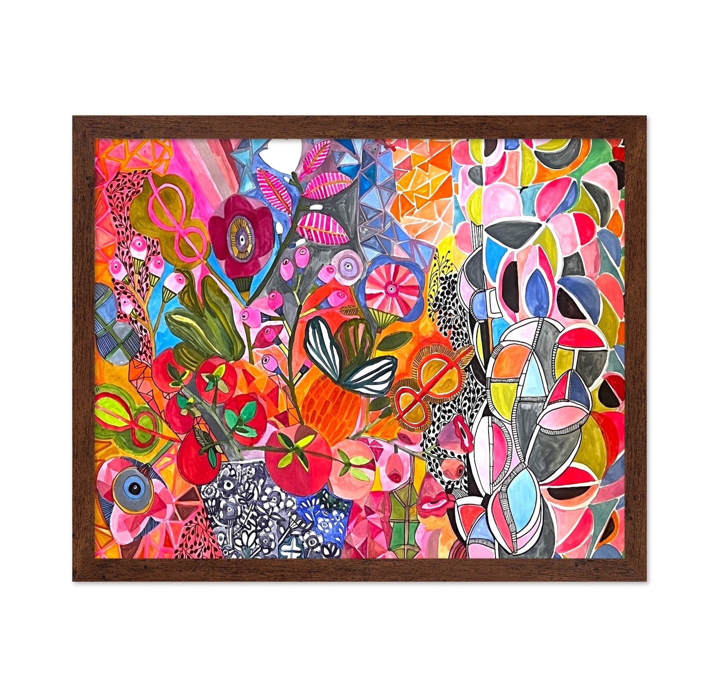 Abstract Floral Collage No2