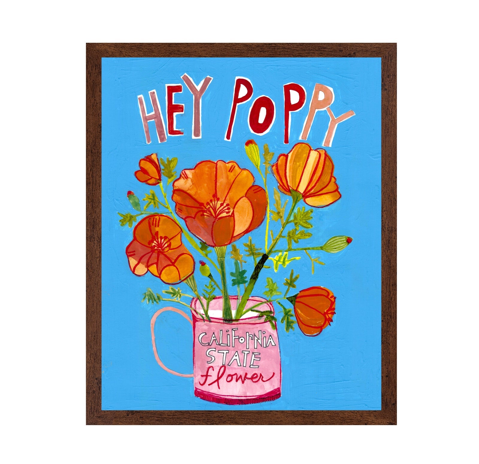 California Poppy Poster