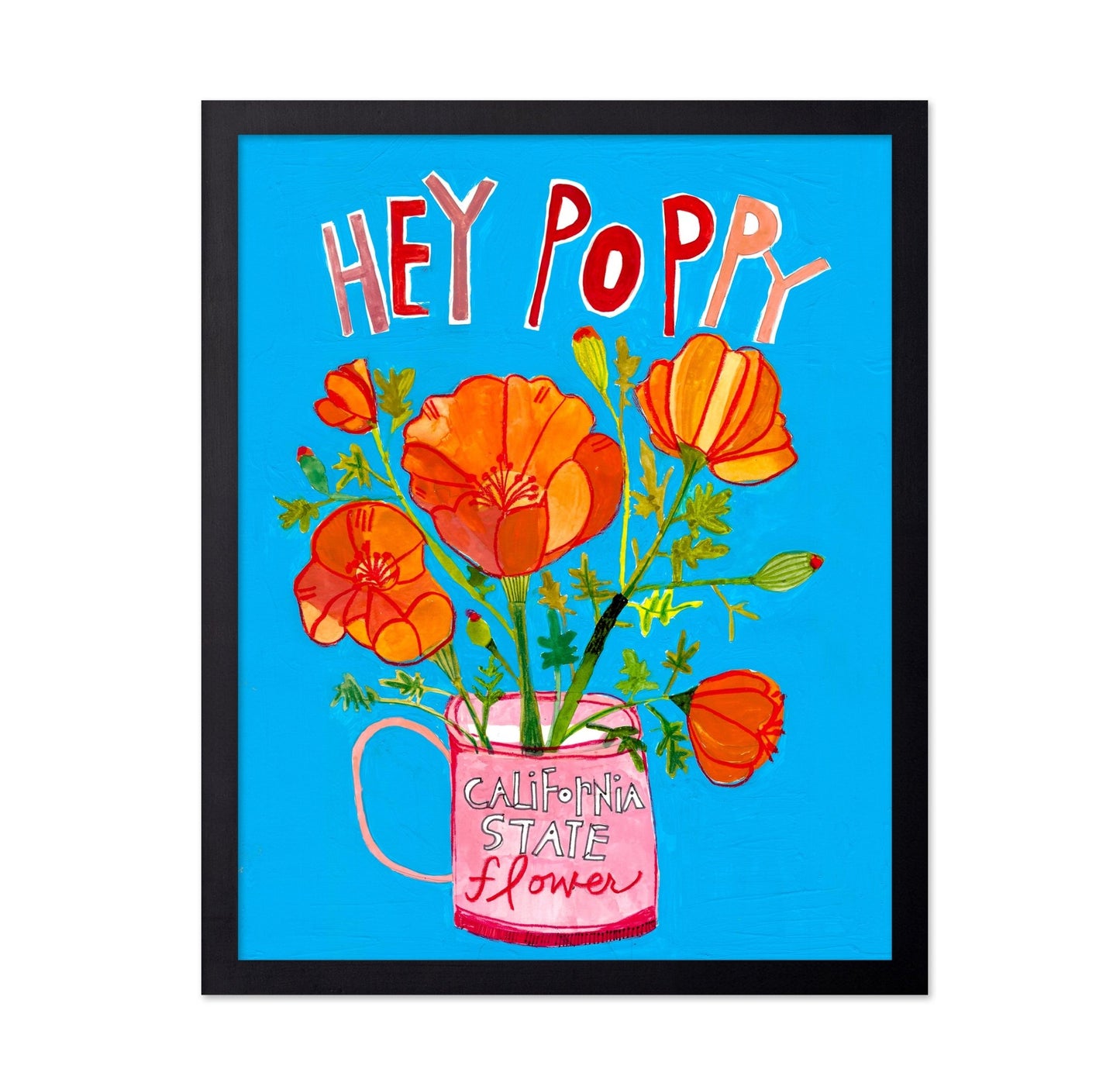 California Poppy Poster