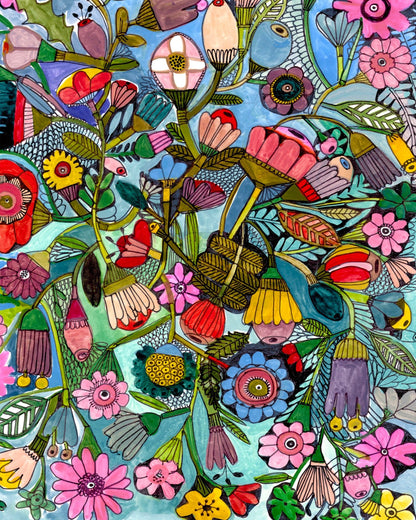 Dense Floral Pattern