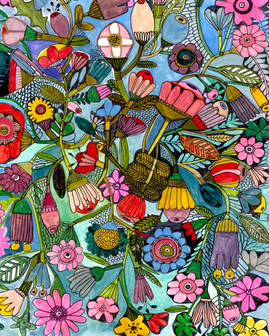 Dense Floral Pattern