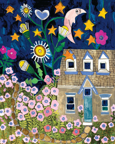 Moonlit Garden House