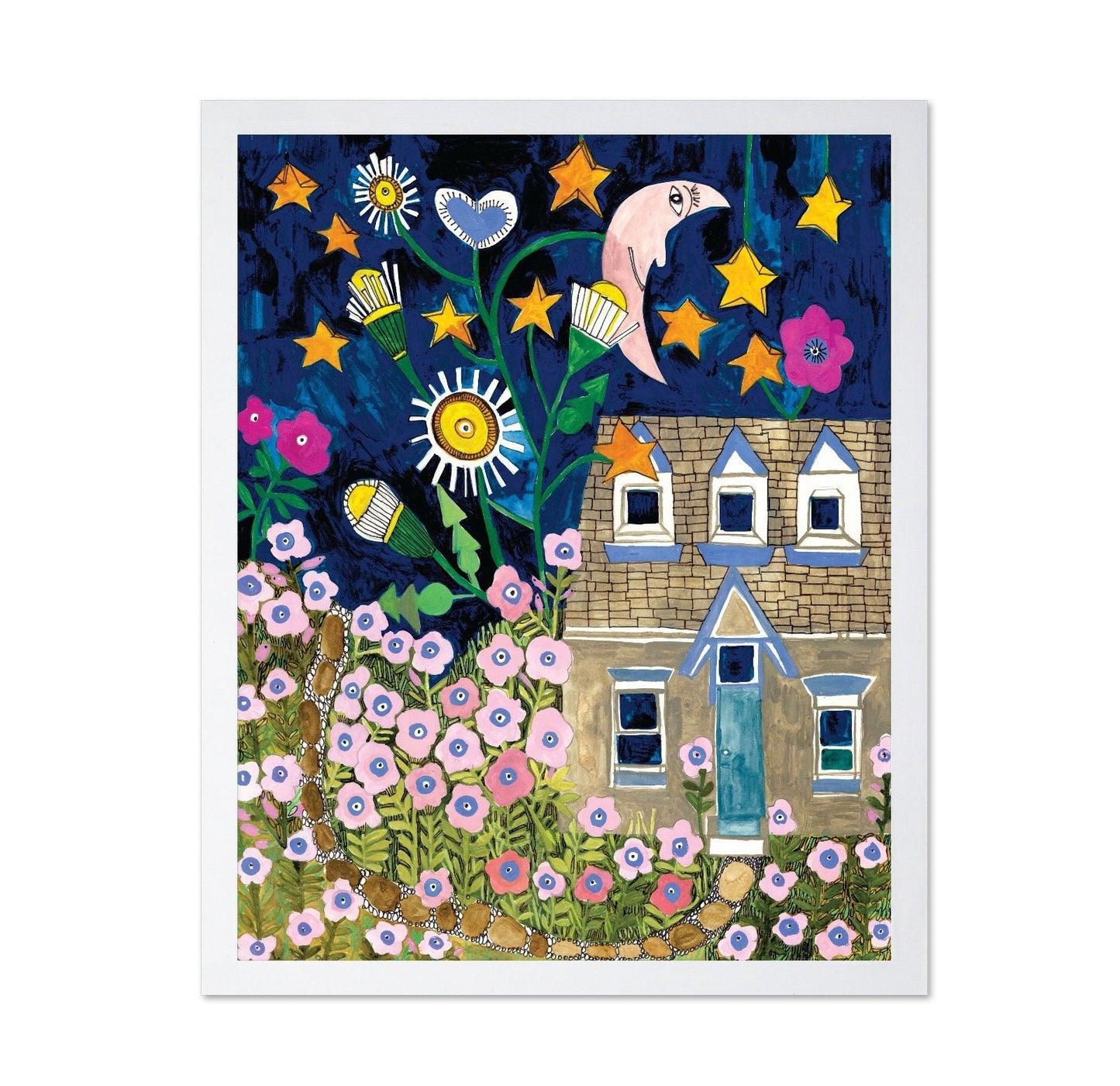 Moonlit Garden House