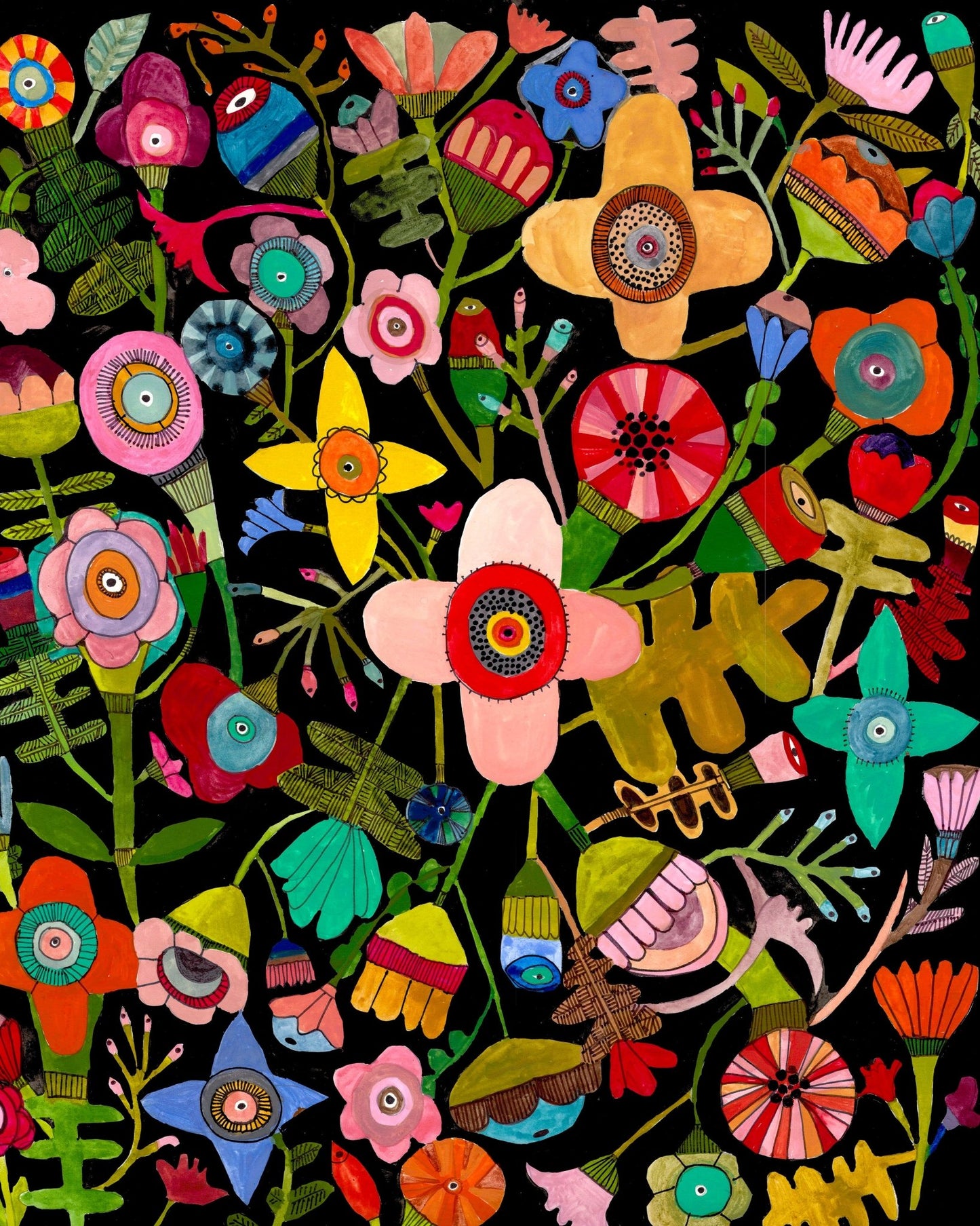 Bold Floral Pattern No3