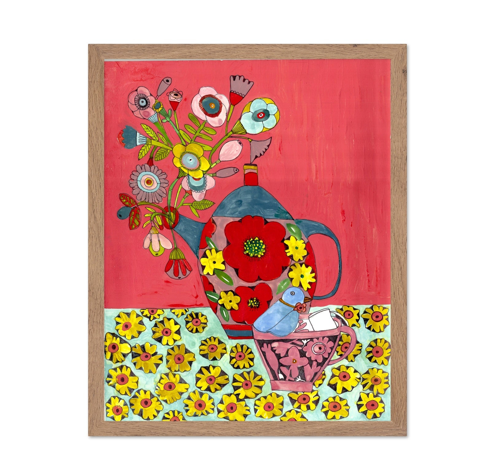 Floral Teapot Still Life