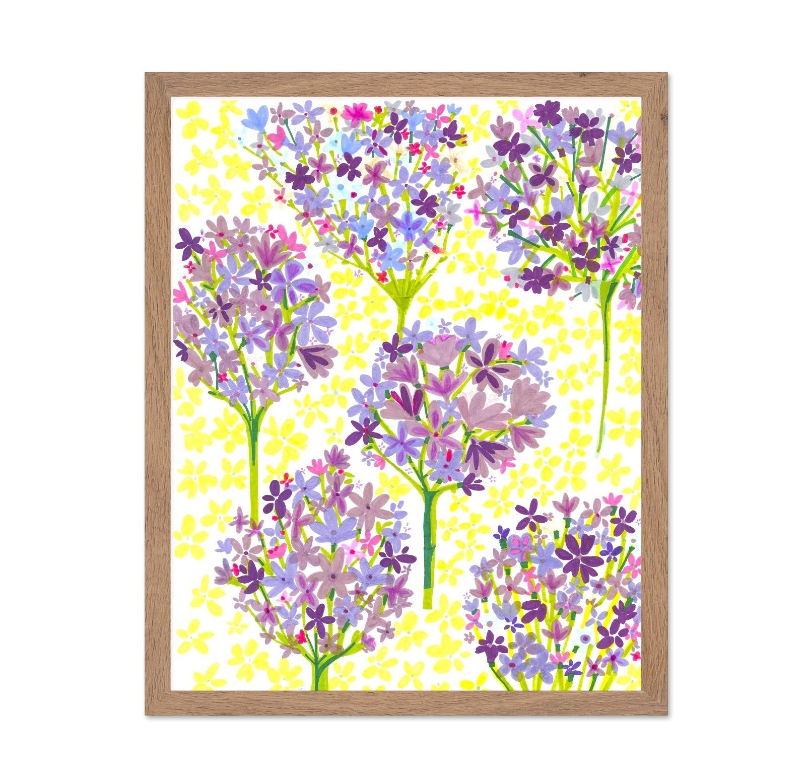 Pastel Floral Garden Pattern