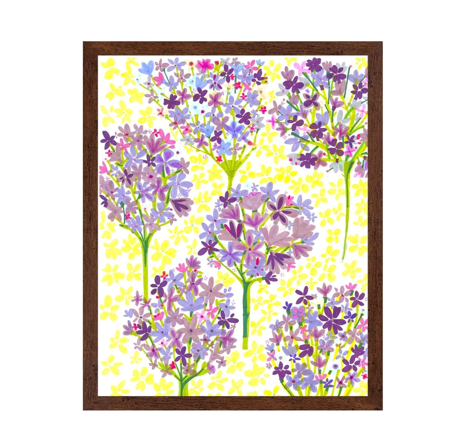 Pastel Floral Garden Pattern