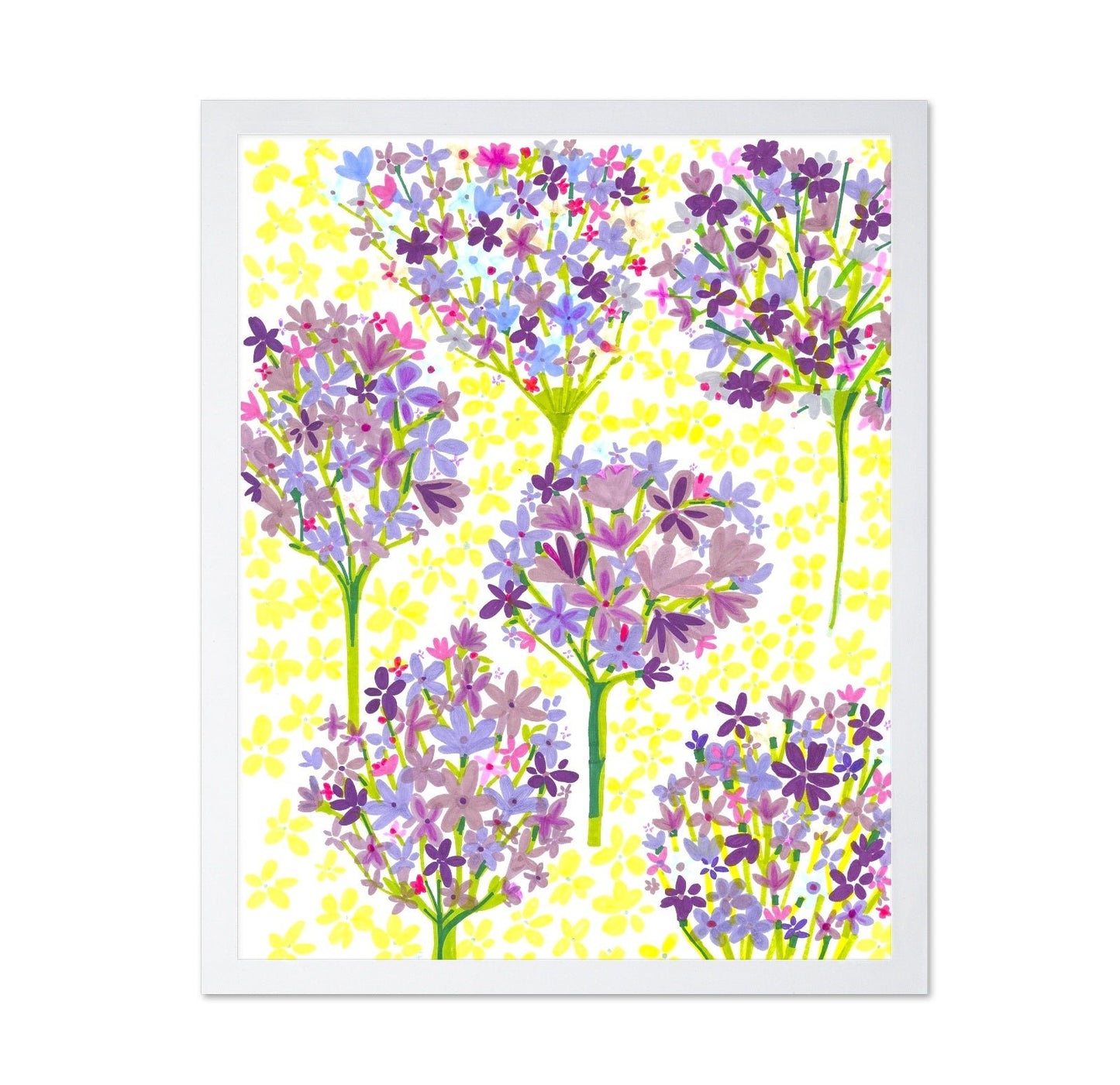 Pastel Floral Garden Pattern