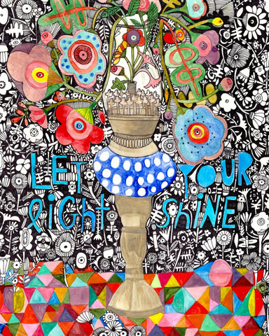 Let Your Light Shine Vase